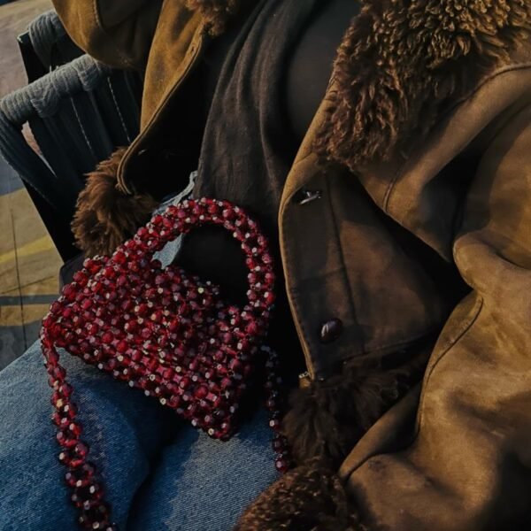 Burgundy bag